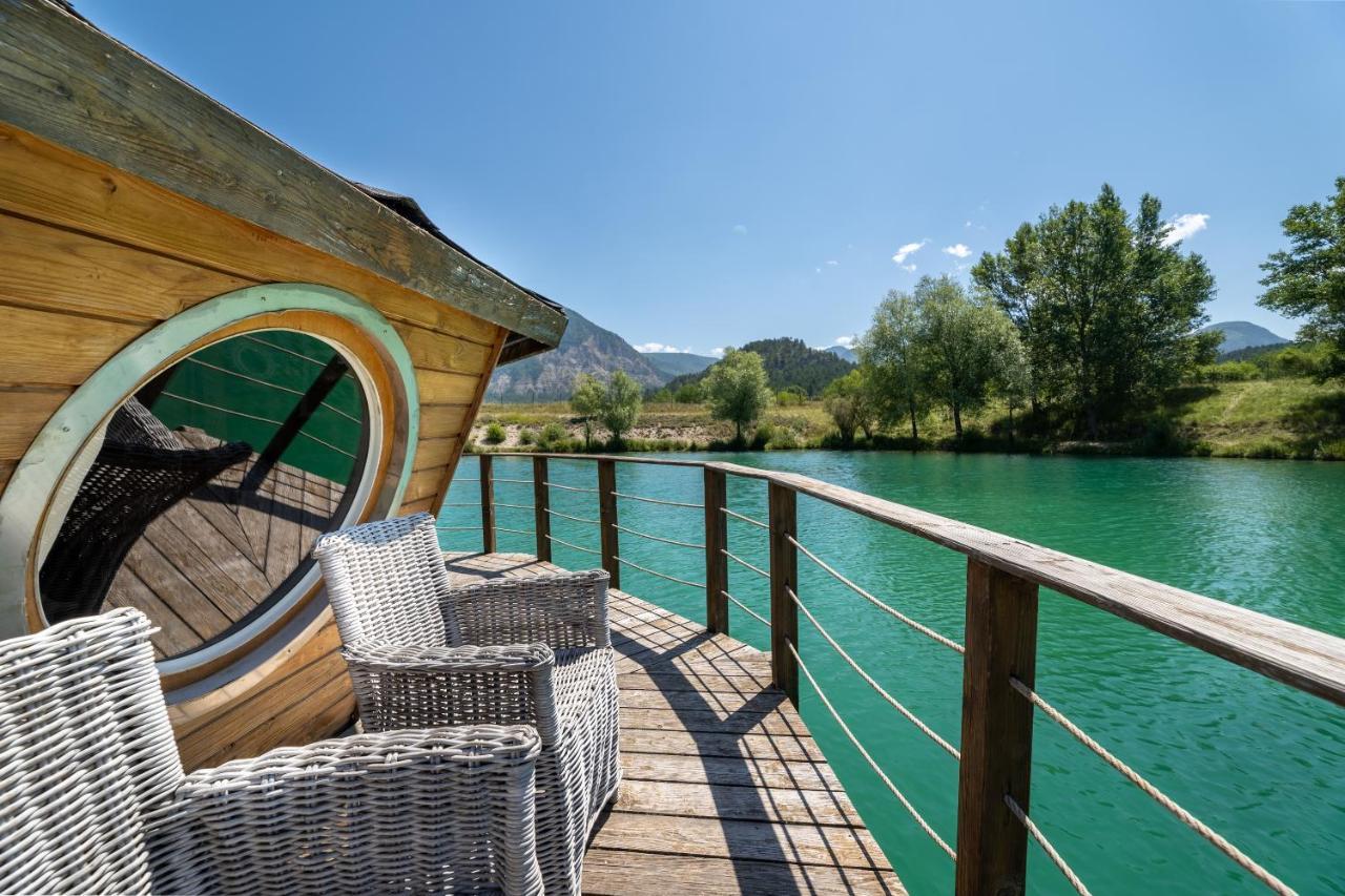 Camping Le Lac Bleu Hotel Châtillon-en-Diois Exterior foto