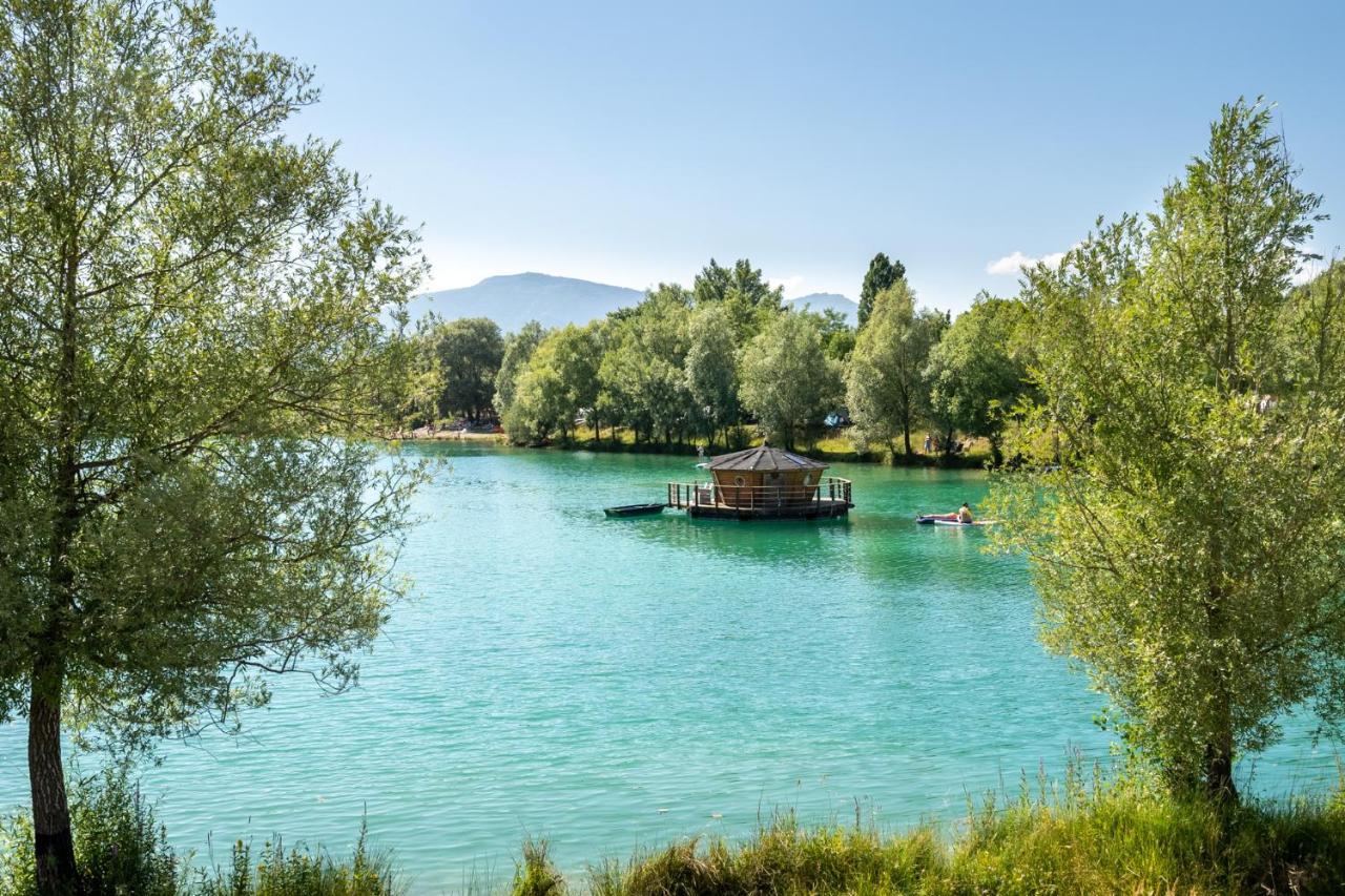 Camping Le Lac Bleu Hotel Châtillon-en-Diois Exterior foto